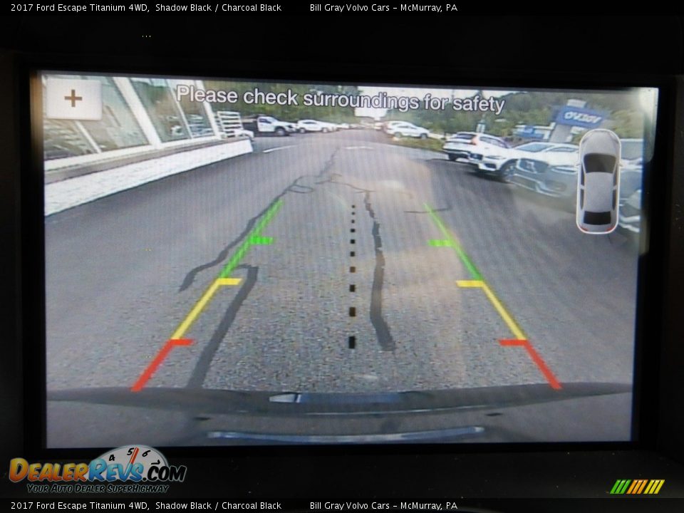 2017 Ford Escape Titanium 4WD Shadow Black / Charcoal Black Photo #23