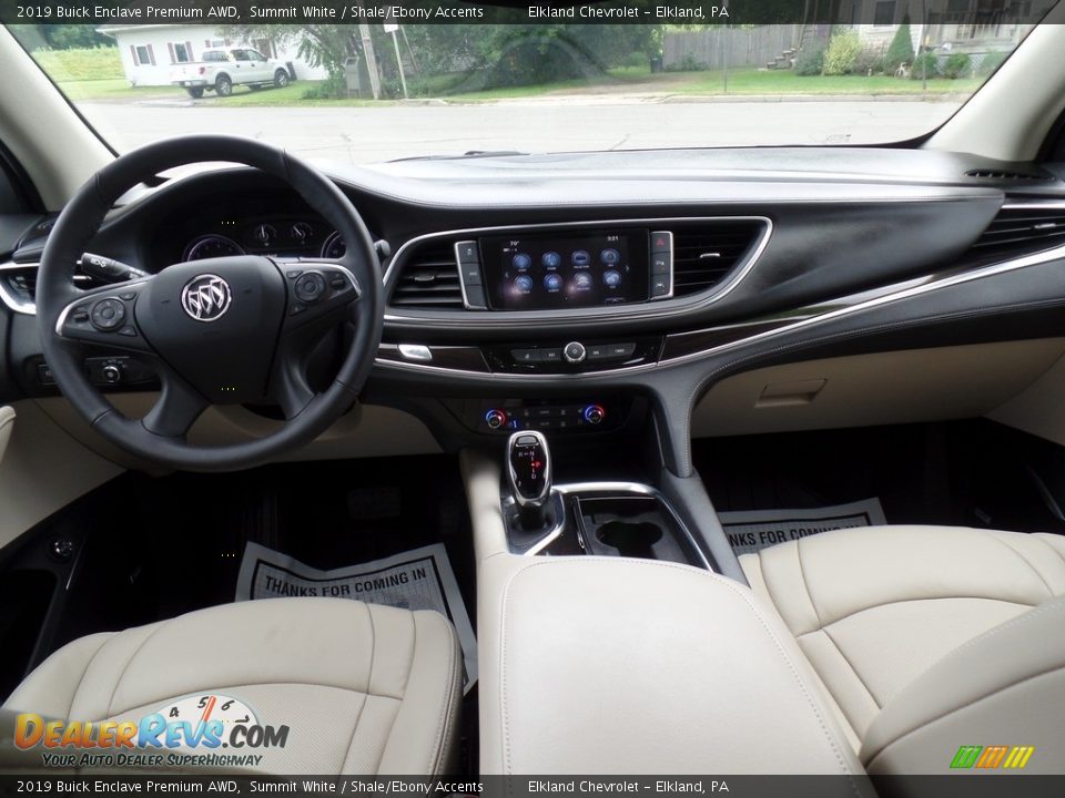 2019 Buick Enclave Premium AWD Summit White / Shale/Ebony Accents Photo #35