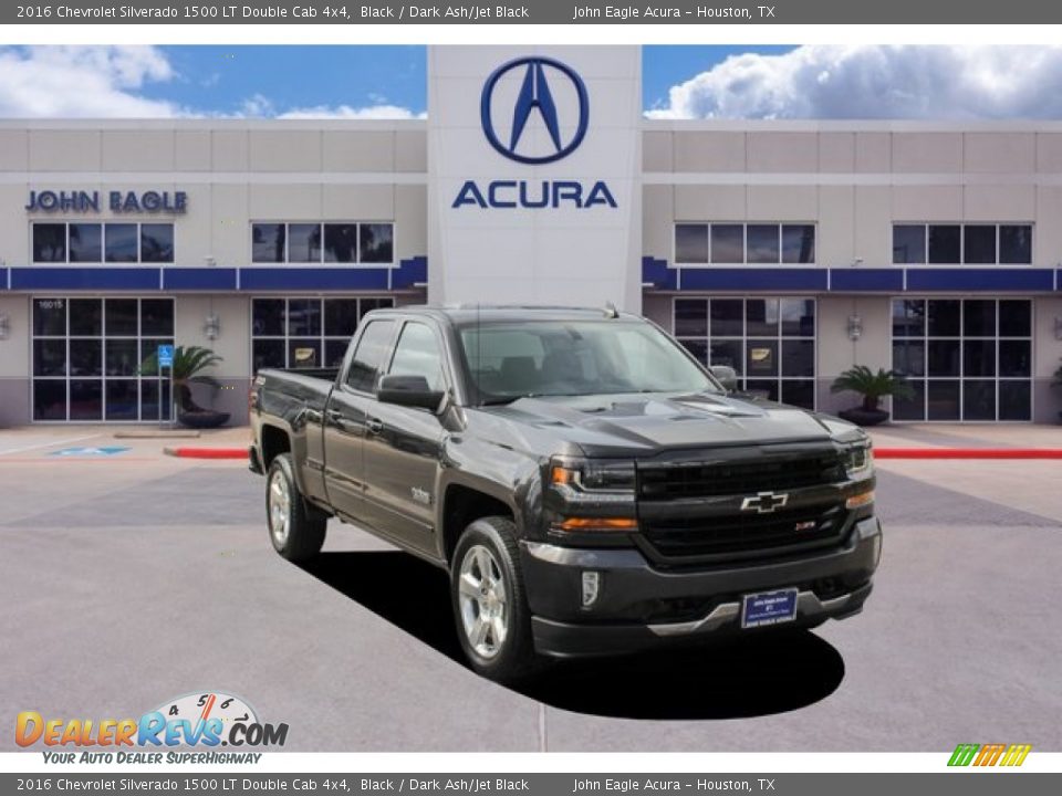 2016 Chevrolet Silverado 1500 LT Double Cab 4x4 Black / Dark Ash/Jet Black Photo #1