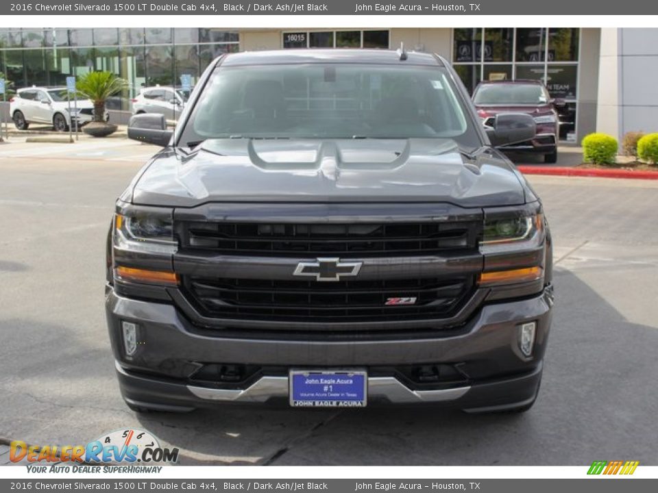 2016 Chevrolet Silverado 1500 LT Double Cab 4x4 Black / Dark Ash/Jet Black Photo #2