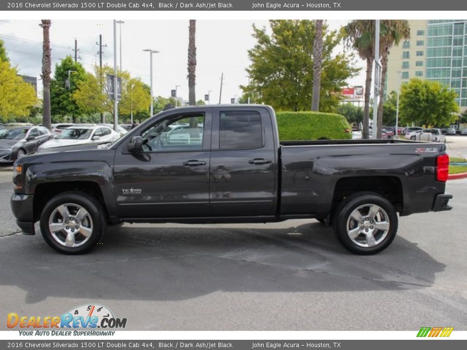 2016 Chevrolet Silverado 1500 LT Double Cab 4x4 Black / Dark Ash/Jet Black Photo #4