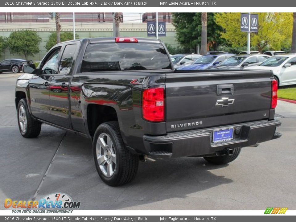 2016 Chevrolet Silverado 1500 LT Double Cab 4x4 Black / Dark Ash/Jet Black Photo #5