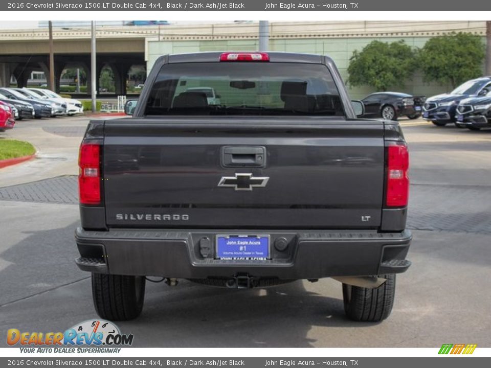 2016 Chevrolet Silverado 1500 LT Double Cab 4x4 Black / Dark Ash/Jet Black Photo #6