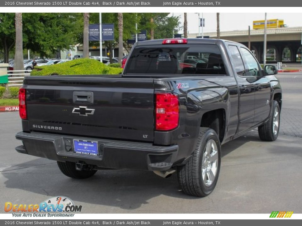 2016 Chevrolet Silverado 1500 LT Double Cab 4x4 Black / Dark Ash/Jet Black Photo #7