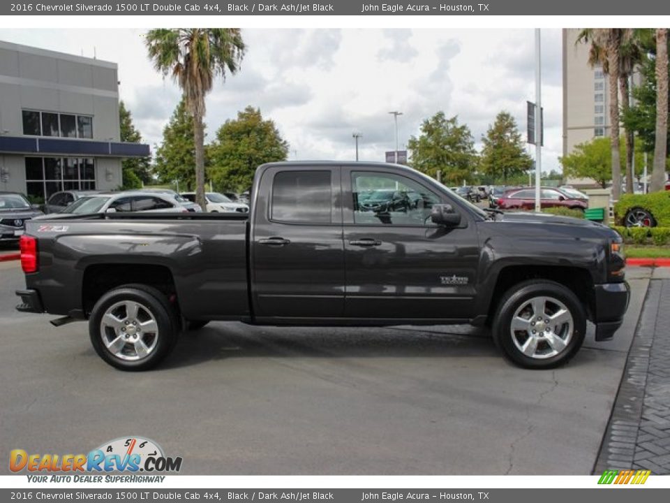 2016 Chevrolet Silverado 1500 LT Double Cab 4x4 Black / Dark Ash/Jet Black Photo #8
