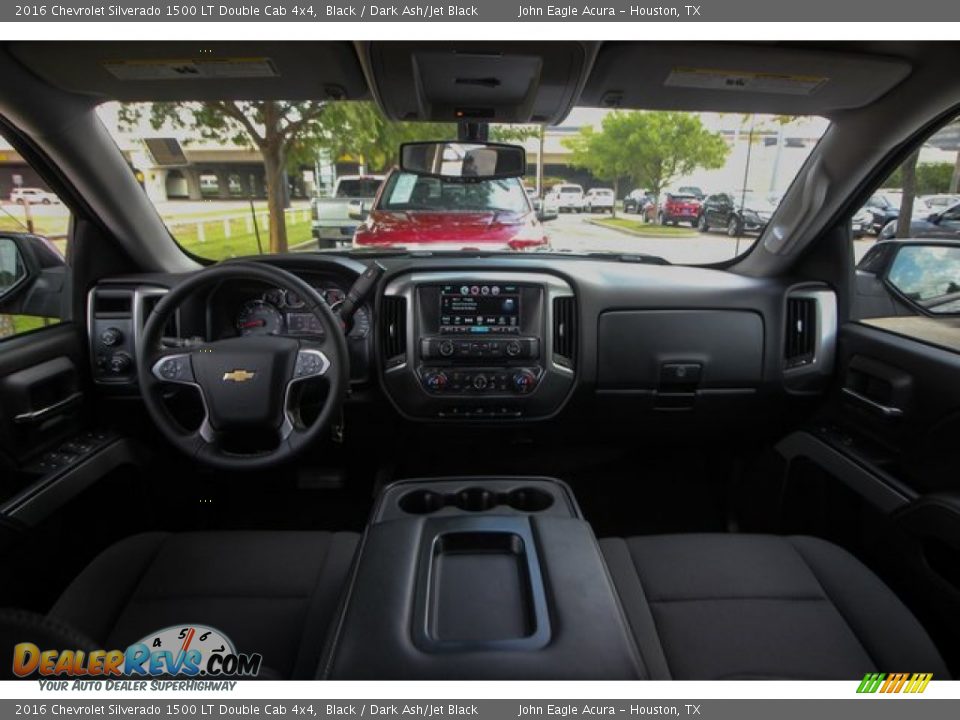 2016 Chevrolet Silverado 1500 LT Double Cab 4x4 Black / Dark Ash/Jet Black Photo #9