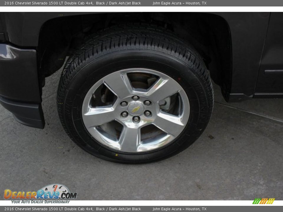 2016 Chevrolet Silverado 1500 LT Double Cab 4x4 Black / Dark Ash/Jet Black Photo #14