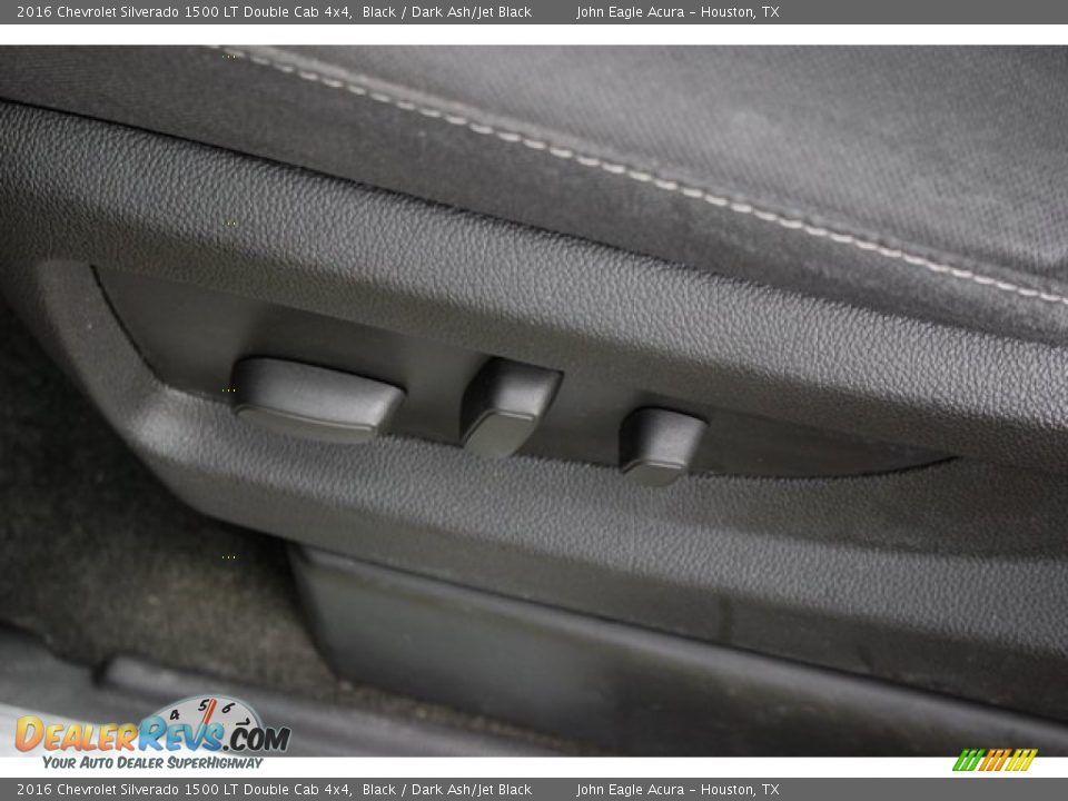 2016 Chevrolet Silverado 1500 LT Double Cab 4x4 Black / Dark Ash/Jet Black Photo #17