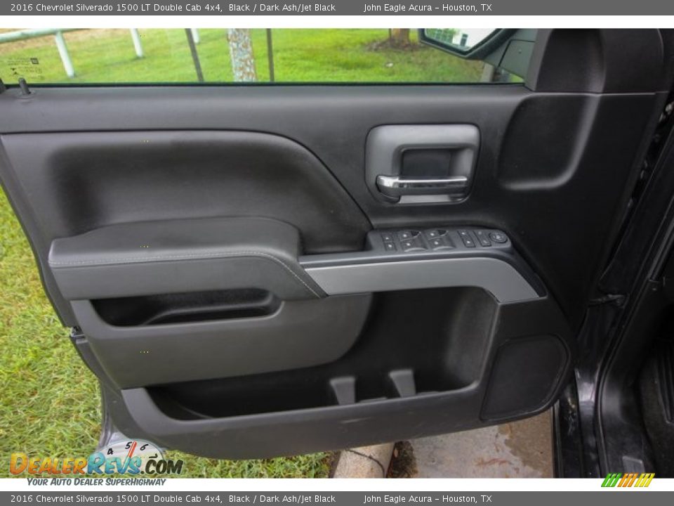 2016 Chevrolet Silverado 1500 LT Double Cab 4x4 Black / Dark Ash/Jet Black Photo #18