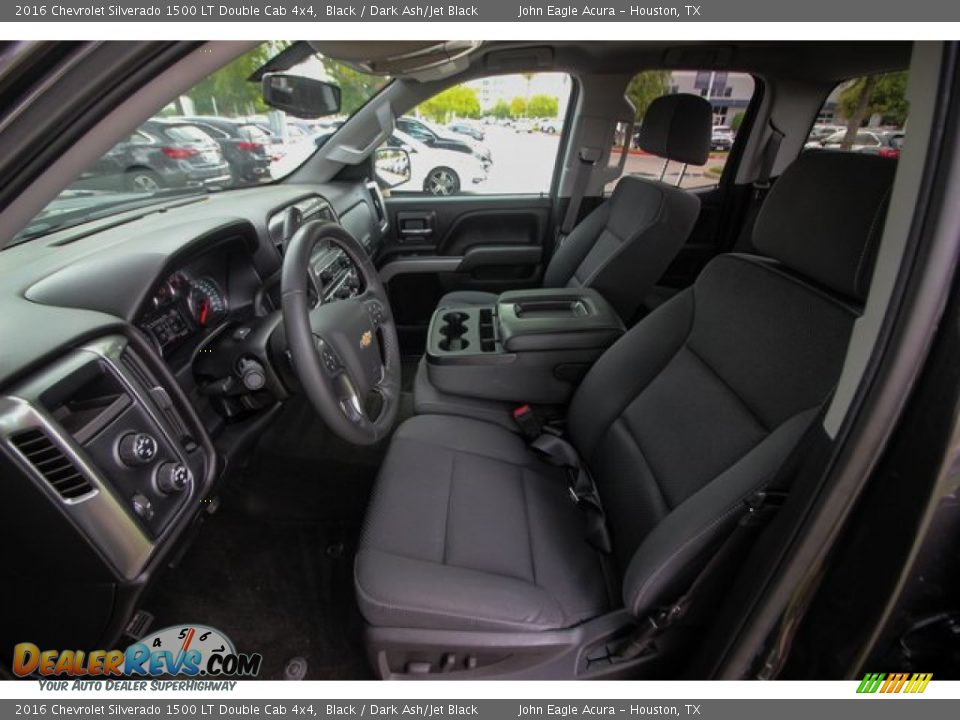 2016 Chevrolet Silverado 1500 LT Double Cab 4x4 Black / Dark Ash/Jet Black Photo #19