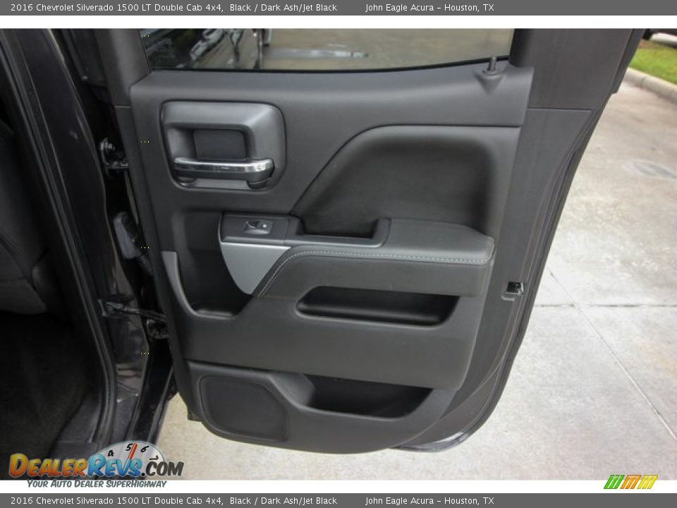 2016 Chevrolet Silverado 1500 LT Double Cab 4x4 Black / Dark Ash/Jet Black Photo #22