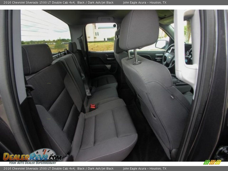 2016 Chevrolet Silverado 1500 LT Double Cab 4x4 Black / Dark Ash/Jet Black Photo #23