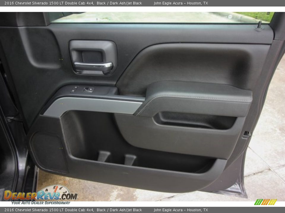 2016 Chevrolet Silverado 1500 LT Double Cab 4x4 Black / Dark Ash/Jet Black Photo #24