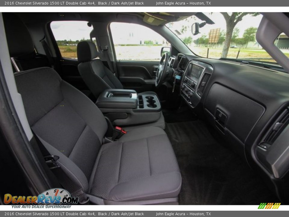 2016 Chevrolet Silverado 1500 LT Double Cab 4x4 Black / Dark Ash/Jet Black Photo #25