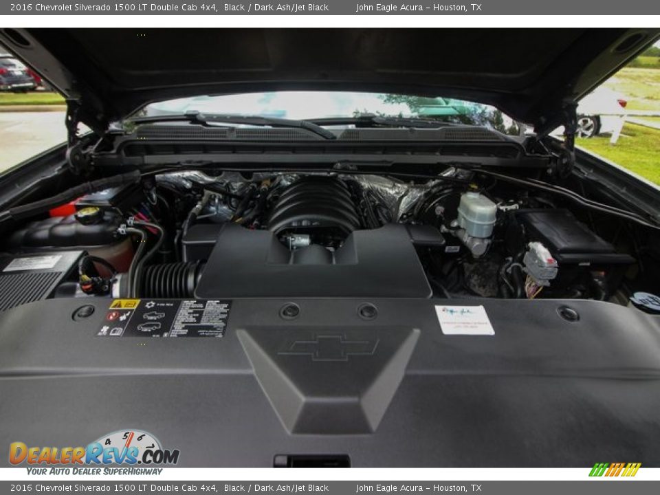 2016 Chevrolet Silverado 1500 LT Double Cab 4x4 Black / Dark Ash/Jet Black Photo #26