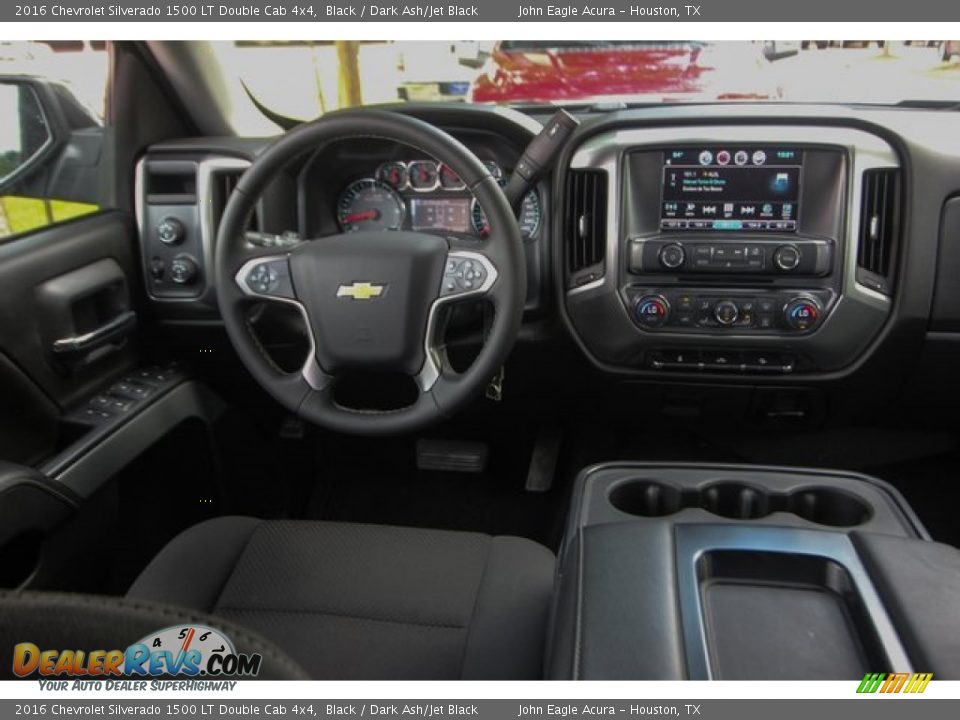 2016 Chevrolet Silverado 1500 LT Double Cab 4x4 Black / Dark Ash/Jet Black Photo #27