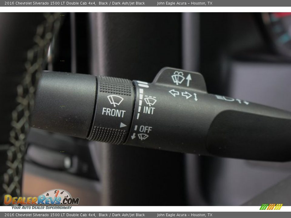 2016 Chevrolet Silverado 1500 LT Double Cab 4x4 Black / Dark Ash/Jet Black Photo #31