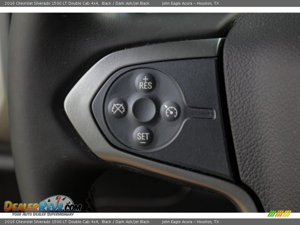 2016 Chevrolet Silverado 1500 LT Double Cab 4x4 Black / Dark Ash/Jet Black Photo #32