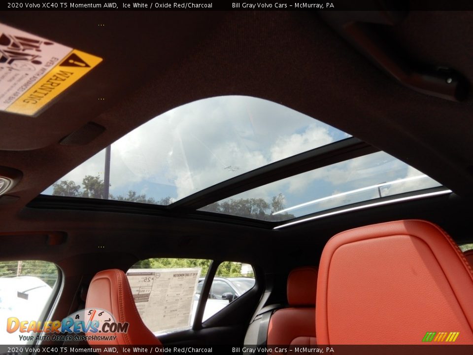 Sunroof of 2020 Volvo XC40 T5 Momentum AWD Photo #12
