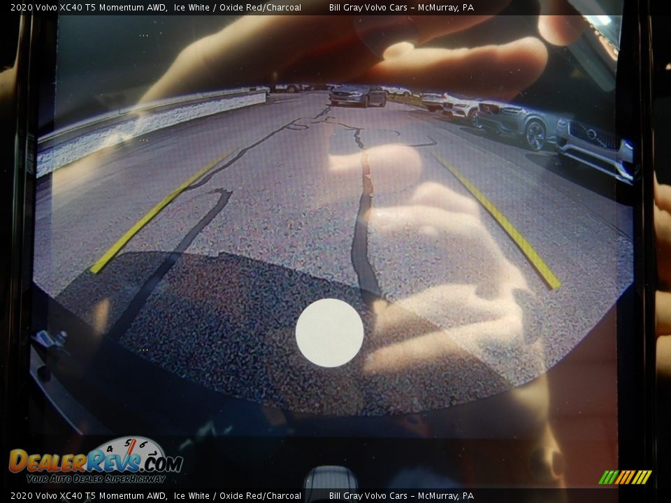 2020 Volvo XC40 T5 Momentum AWD Ice White / Oxide Red/Charcoal Photo #14