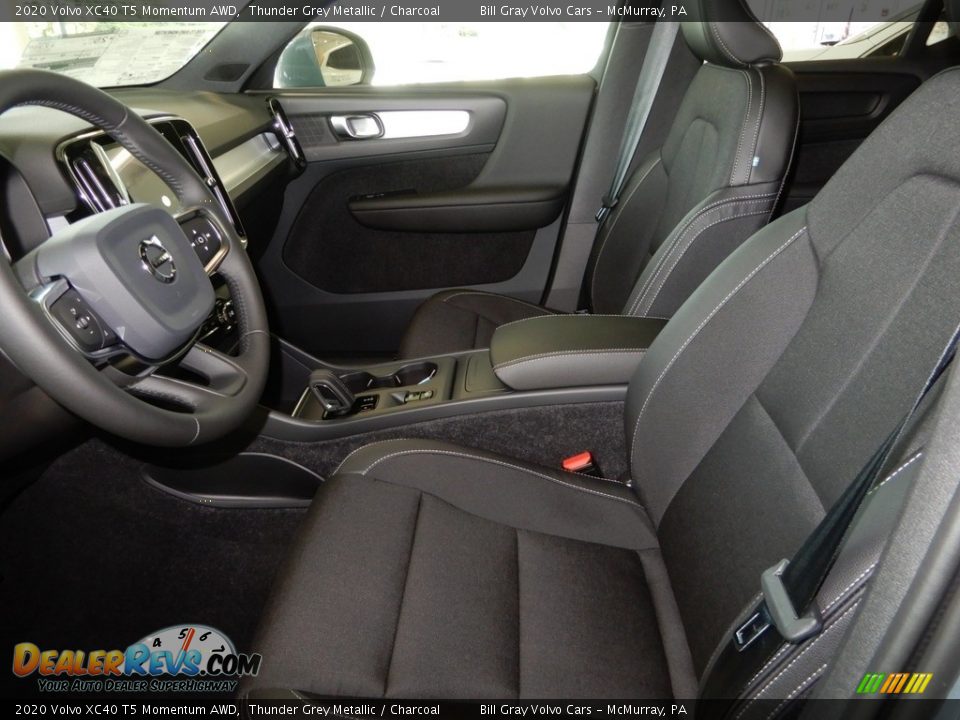 2020 Volvo XC40 T5 Momentum AWD Thunder Grey Metallic / Charcoal Photo #7