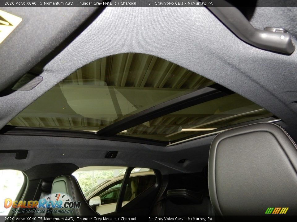 2020 Volvo XC40 T5 Momentum AWD Thunder Grey Metallic / Charcoal Photo #12