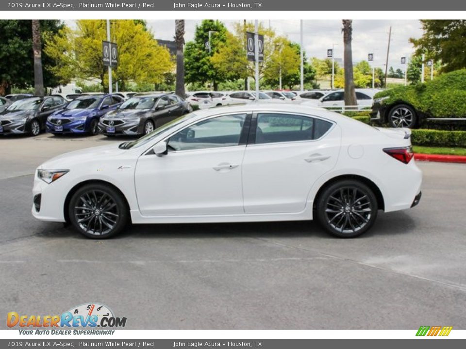 Platinum White Pearl 2019 Acura ILX A-Spec Photo #4