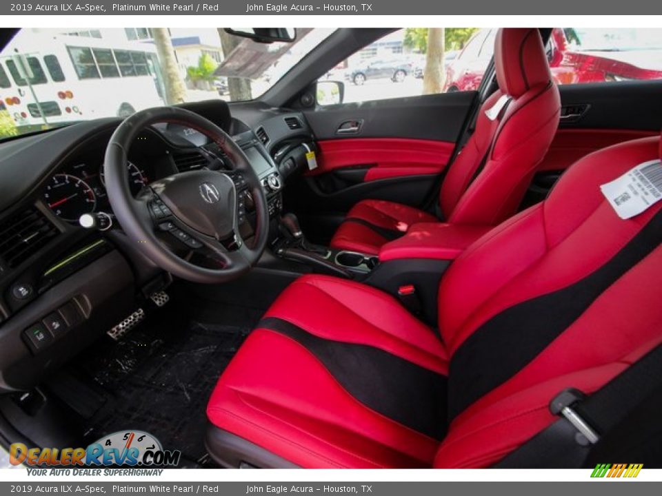 Red Interior - 2019 Acura ILX A-Spec Photo #16