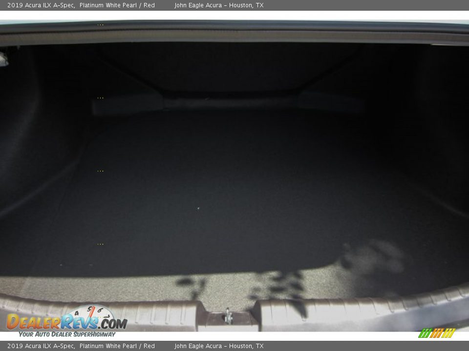 2019 Acura ILX A-Spec Platinum White Pearl / Red Photo #19