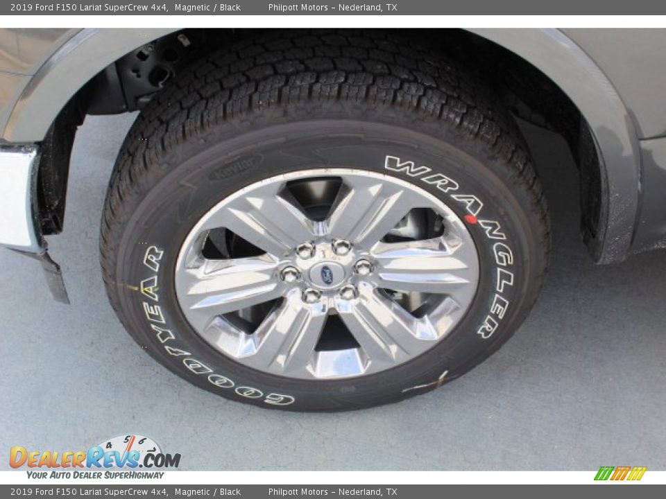 2019 Ford F150 Lariat SuperCrew 4x4 Magnetic / Black Photo #5