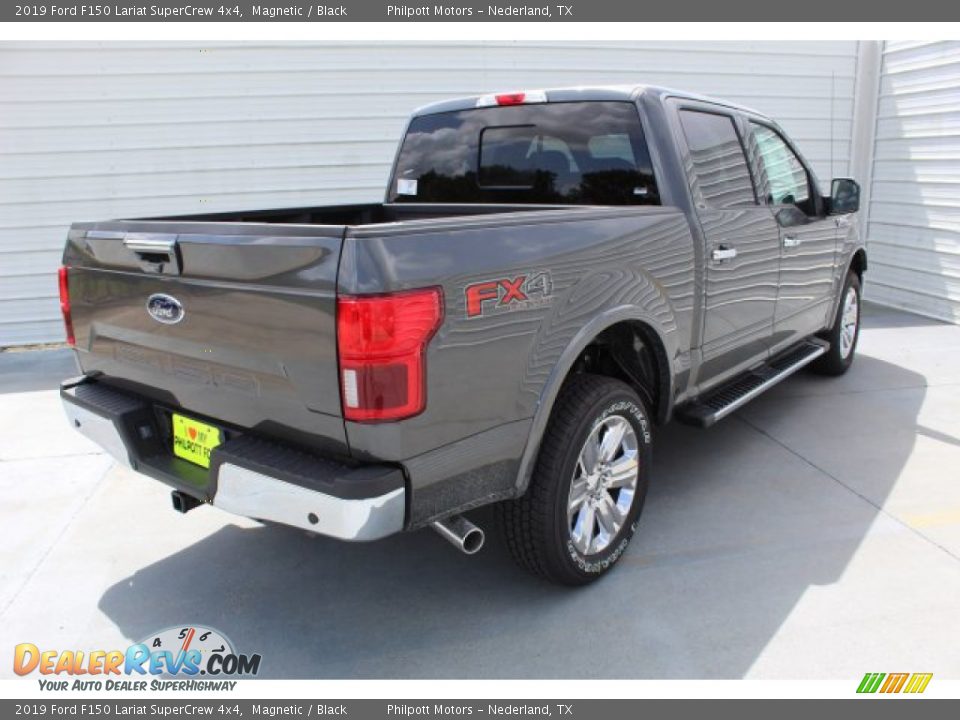 2019 Ford F150 Lariat SuperCrew 4x4 Magnetic / Black Photo #8