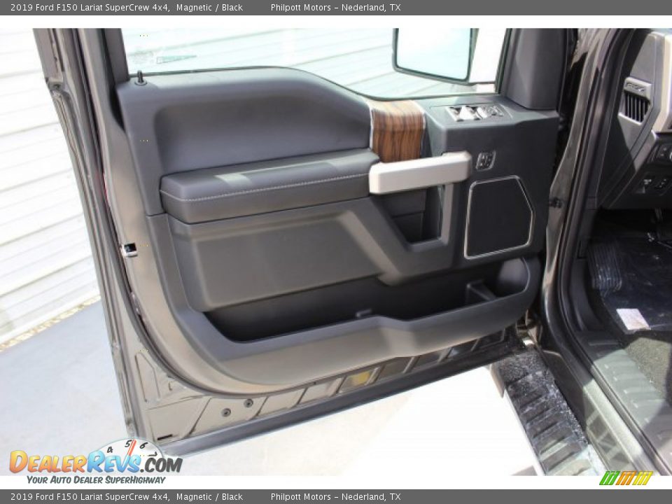 2019 Ford F150 Lariat SuperCrew 4x4 Magnetic / Black Photo #9