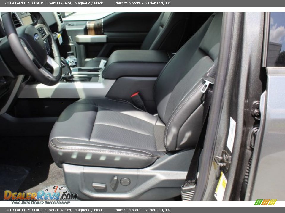 2019 Ford F150 Lariat SuperCrew 4x4 Magnetic / Black Photo #10