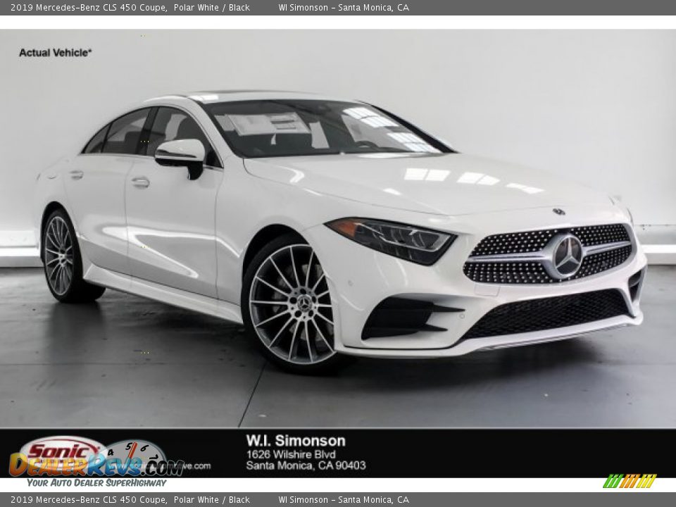 2019 Mercedes-Benz CLS 450 Coupe Polar White / Black Photo #1