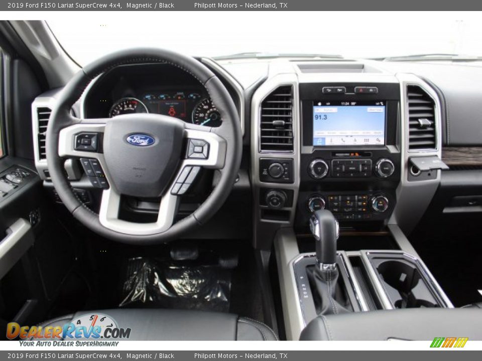 2019 Ford F150 Lariat SuperCrew 4x4 Magnetic / Black Photo #22