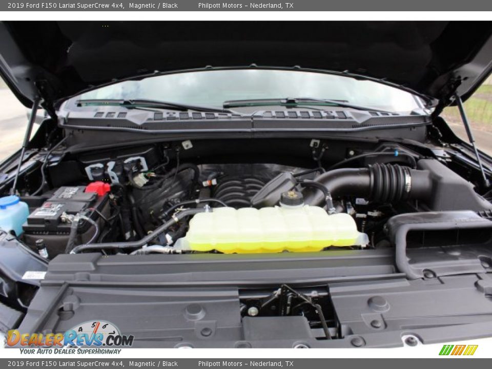 2019 Ford F150 Lariat SuperCrew 4x4 Magnetic / Black Photo #25