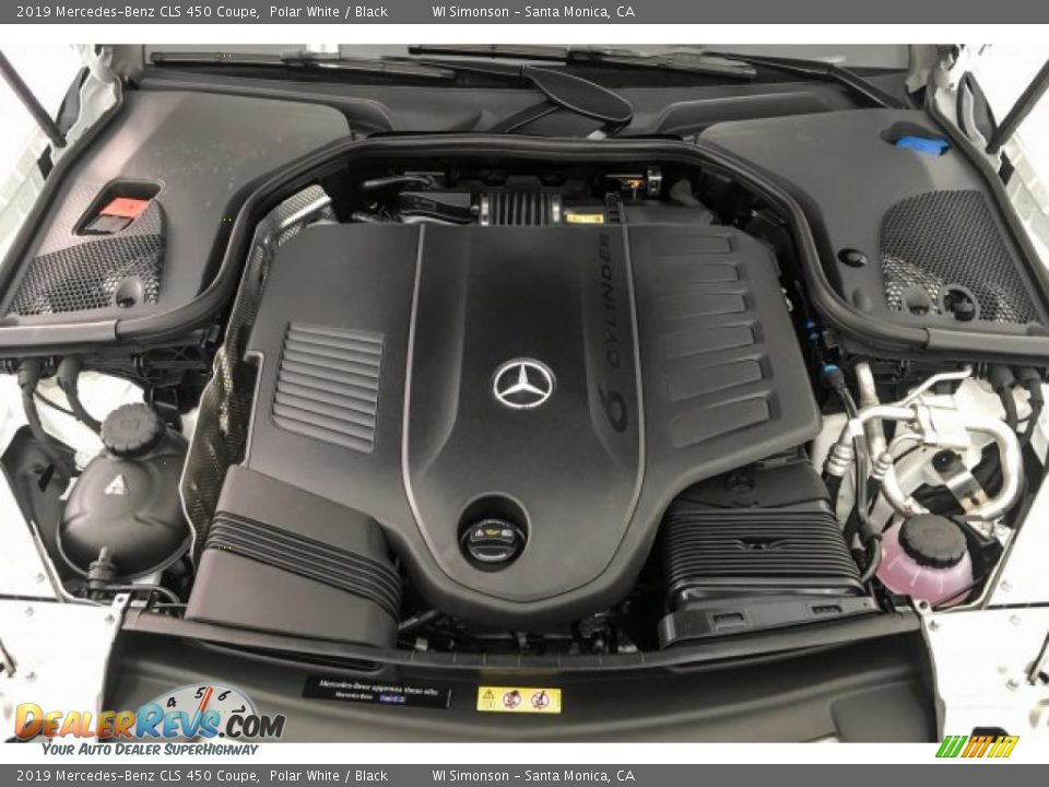 2019 Mercedes-Benz CLS 450 Coupe Polar White / Black Photo #8