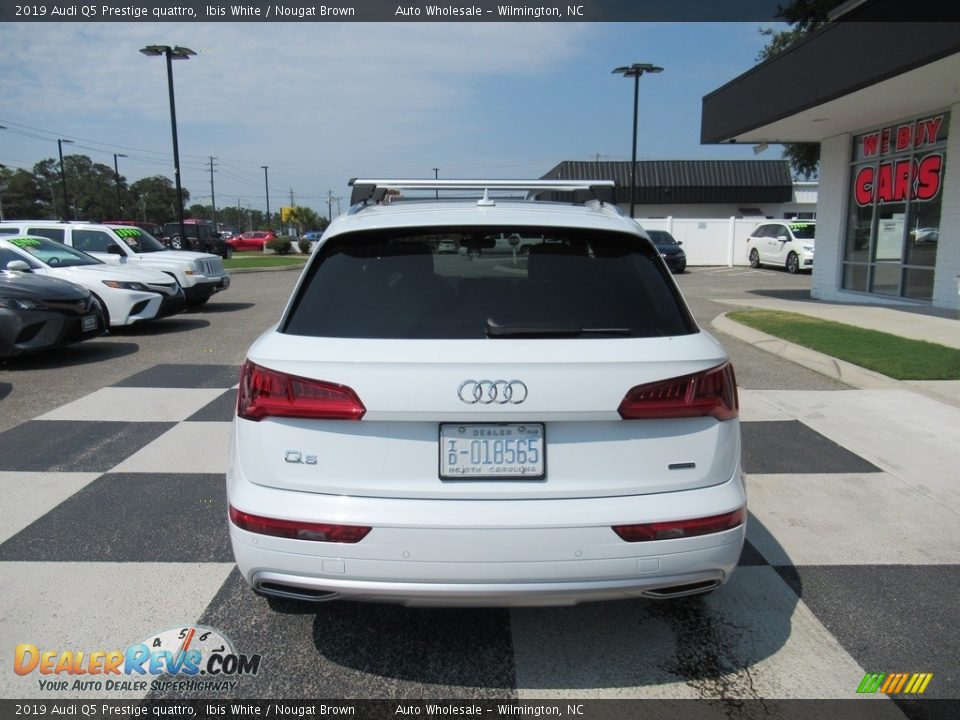 2019 Audi Q5 Prestige quattro Ibis White / Nougat Brown Photo #4