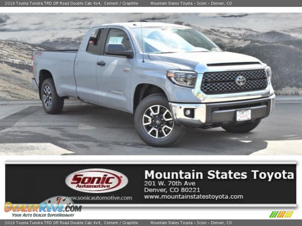 2019 Toyota Tundra TRD Off Road Double Cab 4x4 Cement / Graphite Photo #1