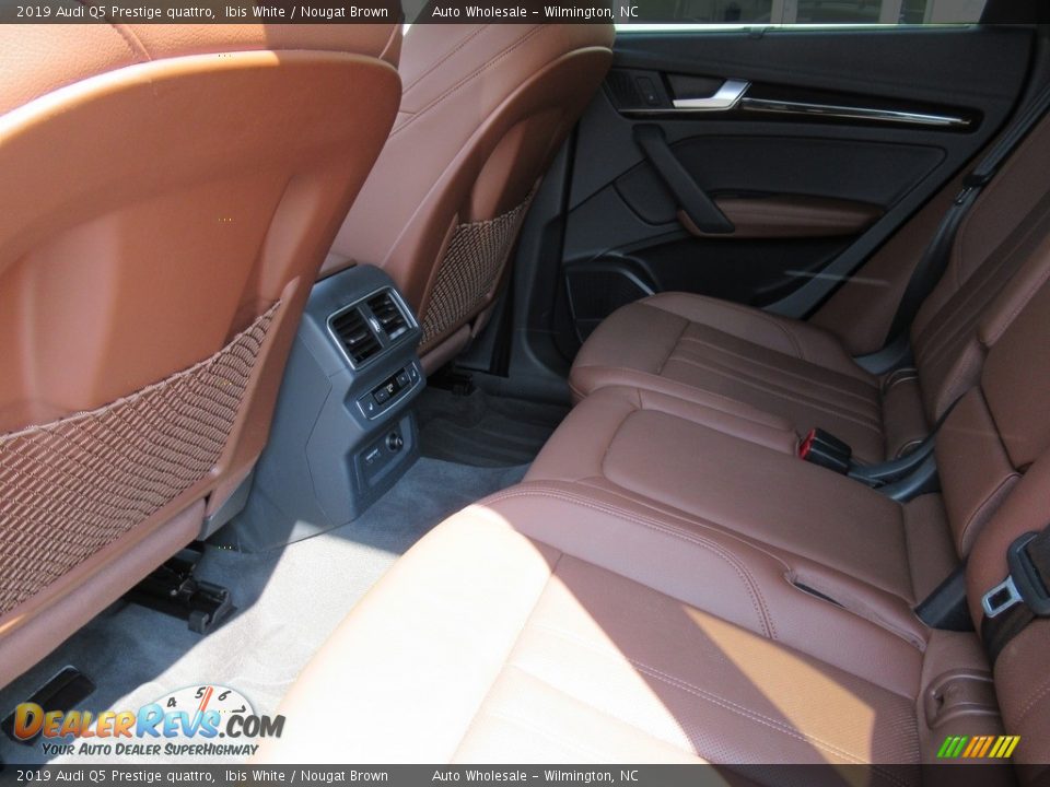 2019 Audi Q5 Prestige quattro Ibis White / Nougat Brown Photo #10