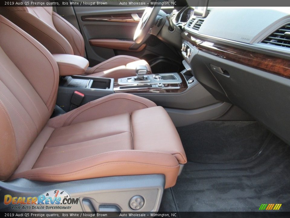2019 Audi Q5 Prestige quattro Ibis White / Nougat Brown Photo #11