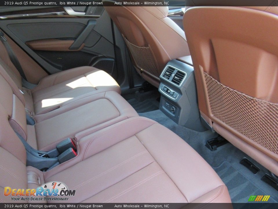 2019 Audi Q5 Prestige quattro Ibis White / Nougat Brown Photo #12