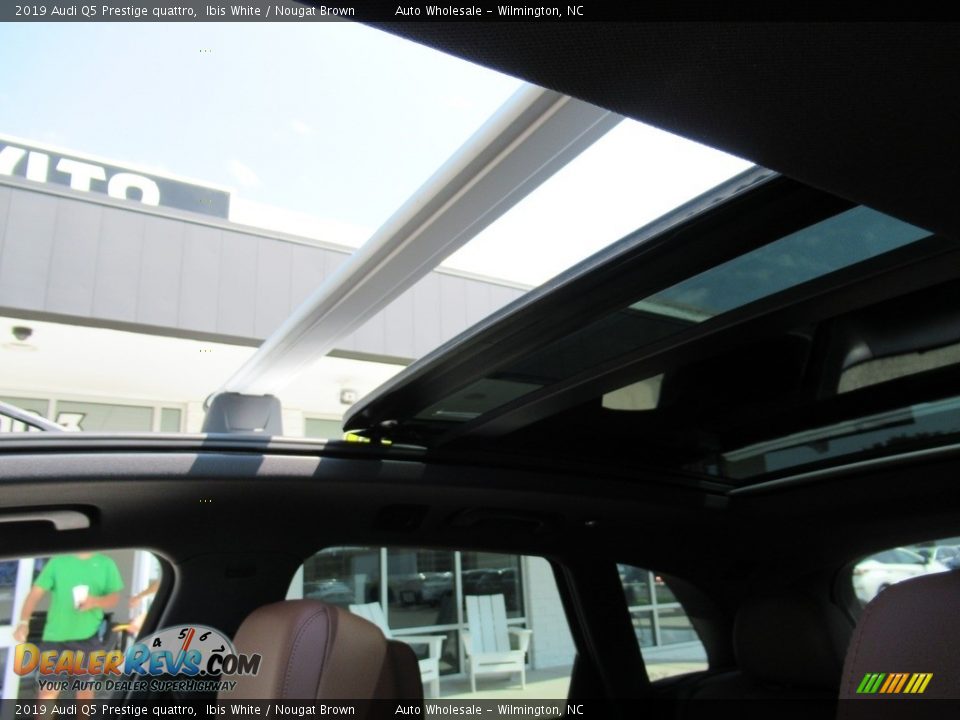 2019 Audi Q5 Prestige quattro Ibis White / Nougat Brown Photo #13