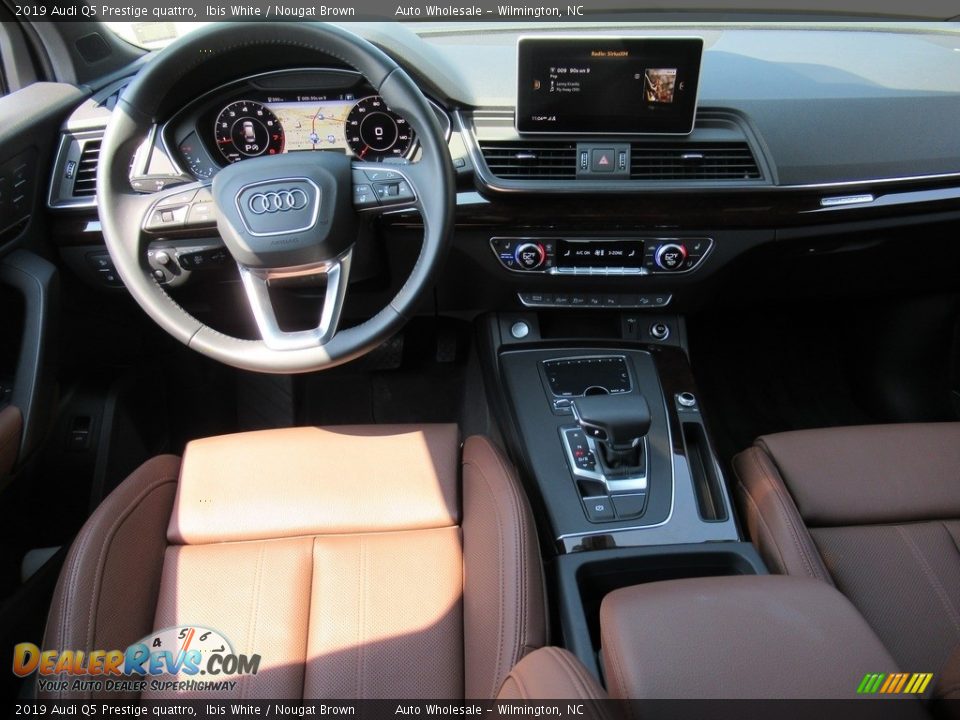 2019 Audi Q5 Prestige quattro Ibis White / Nougat Brown Photo #14