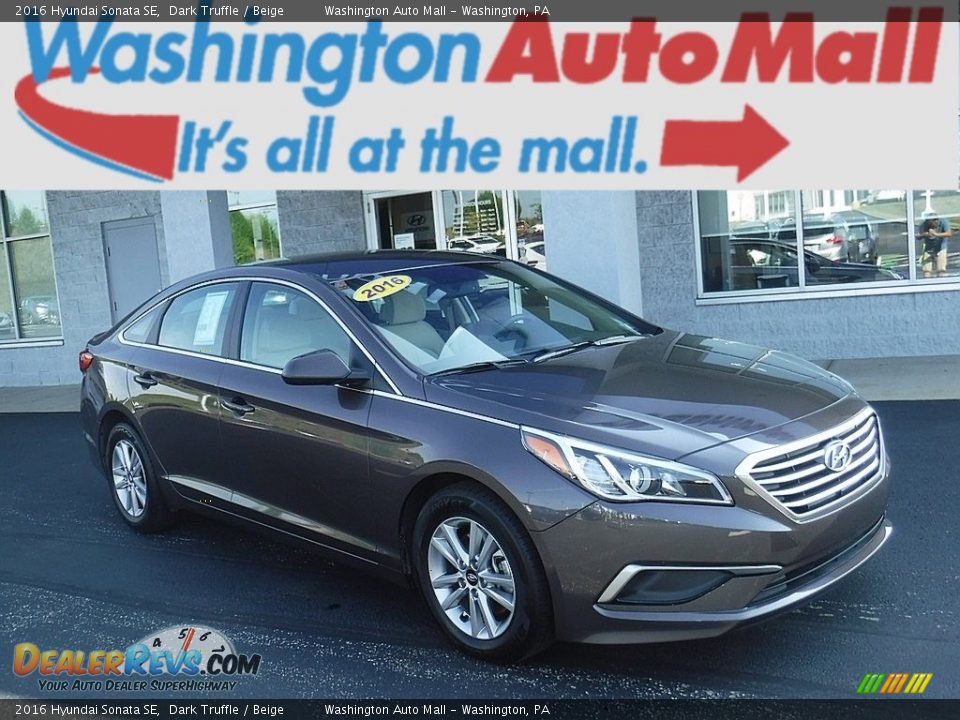 2016 Hyundai Sonata SE Dark Truffle / Beige Photo #1