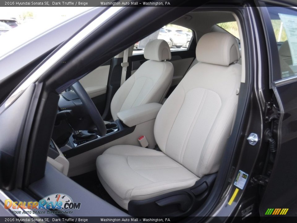 2016 Hyundai Sonata SE Dark Truffle / Beige Photo #11