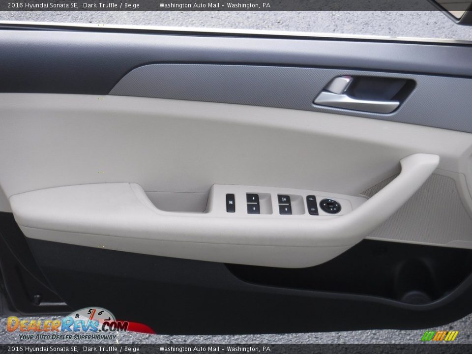 2016 Hyundai Sonata SE Dark Truffle / Beige Photo #12