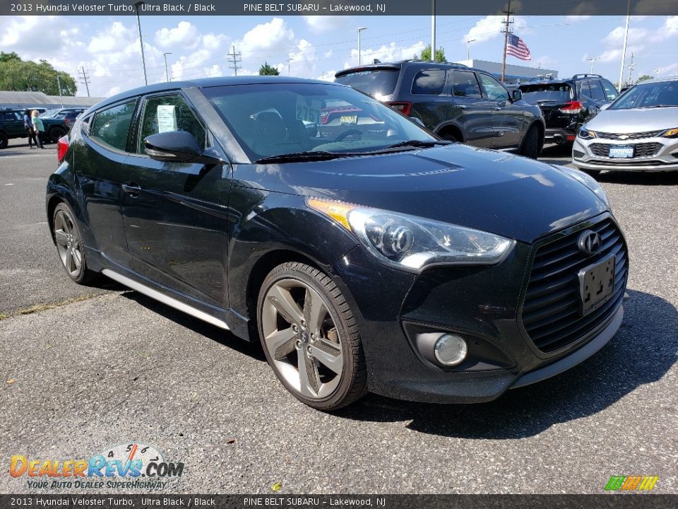 2013 Hyundai Veloster Turbo Ultra Black / Black Photo #1