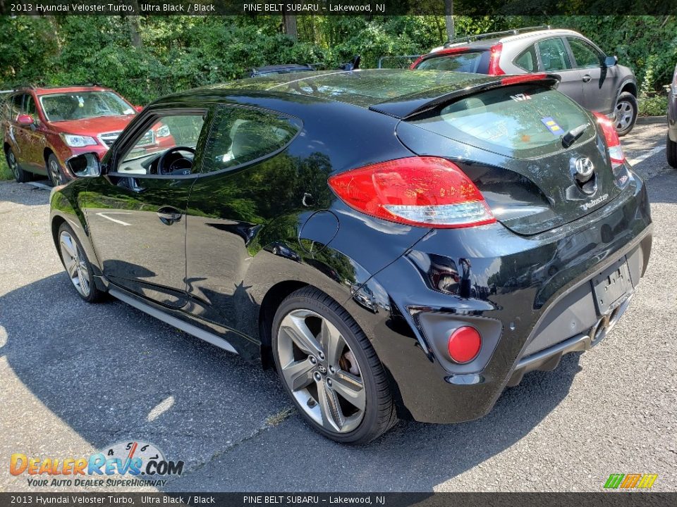 2013 Hyundai Veloster Turbo Ultra Black / Black Photo #2