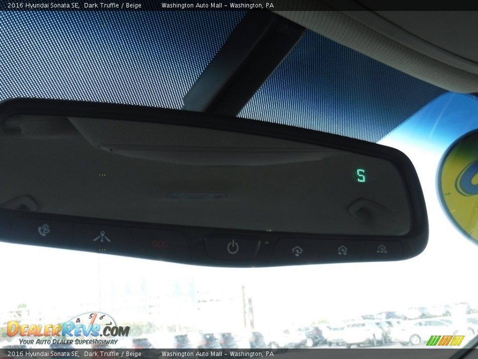 2016 Hyundai Sonata SE Dark Truffle / Beige Photo #18